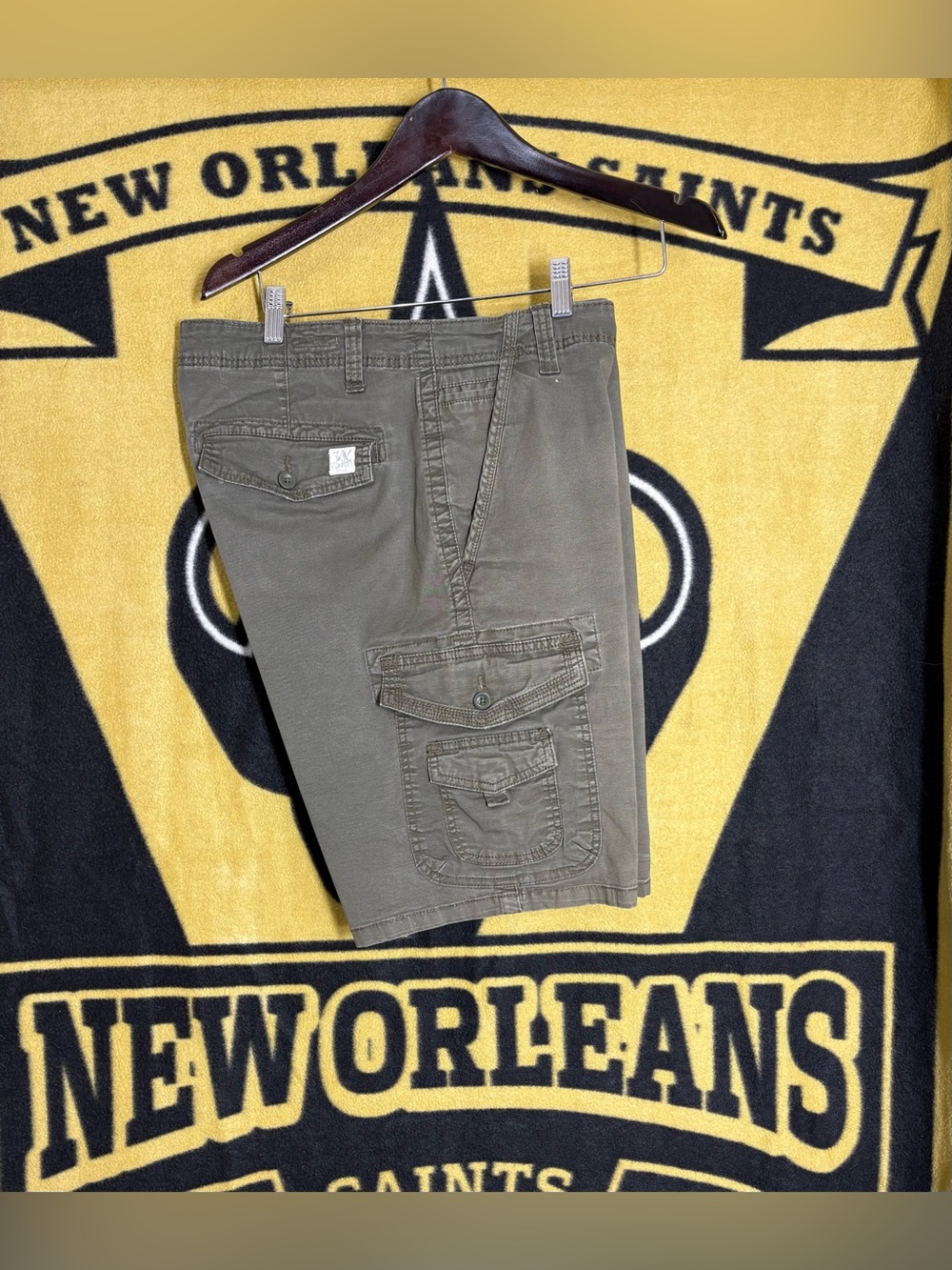 Weatherproof•Vintage•Men’s•Utility•Cargo•Shorts Olive Green•Performance•36 x 10